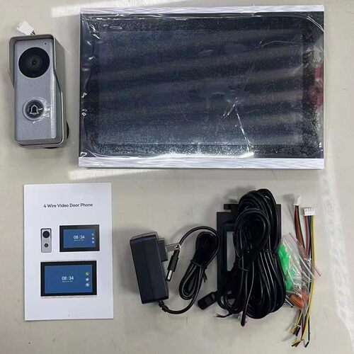 KW06双线门铃1080PTuya可视对讲系统智能可视对讲门铃10寸屏