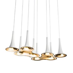 创意现代简约北欧时尚不规则喇叭造型灯餐厅设计师款床头艺术吊灯