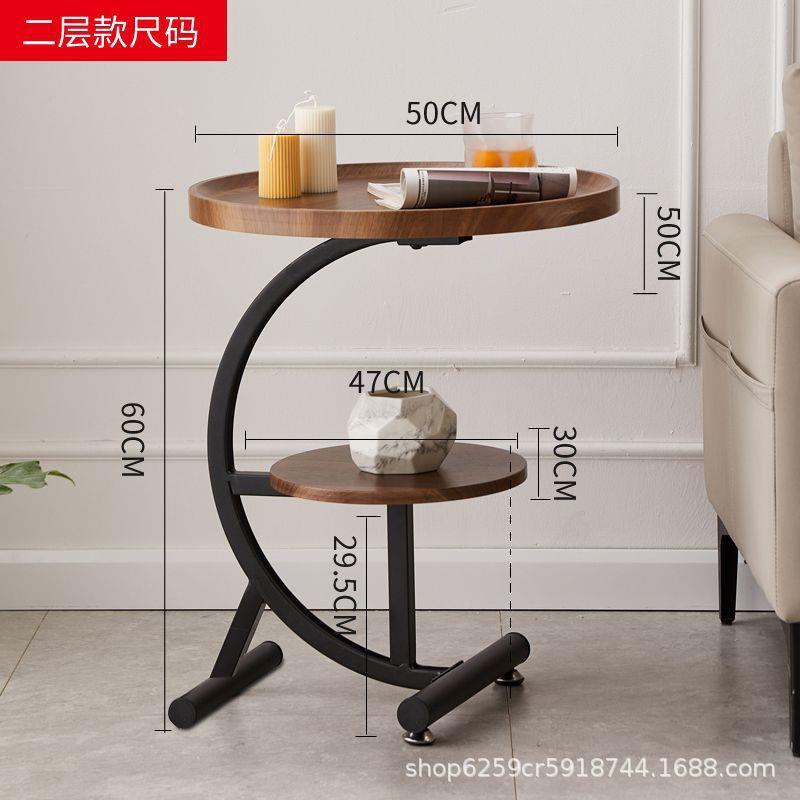 轻奢创意沙发边几客厅茶桌简约阳台角几简单便捷可移动方桌小茶几