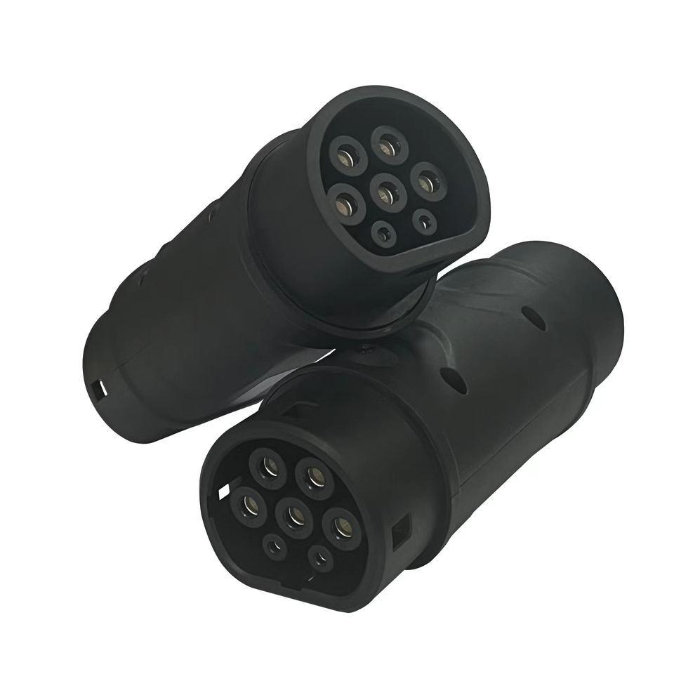 220V-250VAc国转欧Ev适配器Gbt至Type2适配器节能电源转换