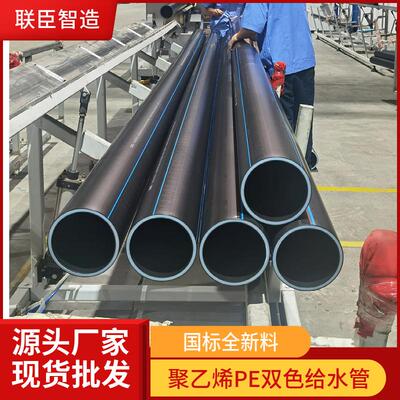 511560高密度聚乙0烯PE双色给水管160全新料63p01e00给水管材200