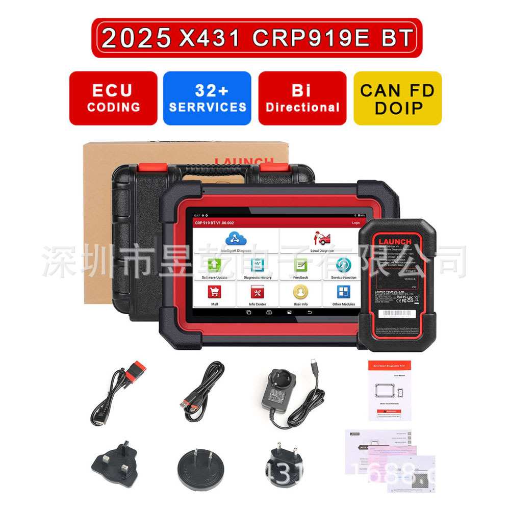Launch X-431 X431 CRP919E BT Car Diagnostic Tool CAN FD DOIP