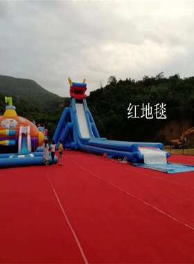 红地毯一次性婚庆开业庆典结婚展会毯红色地垫灰色绿色地毯走廊毯