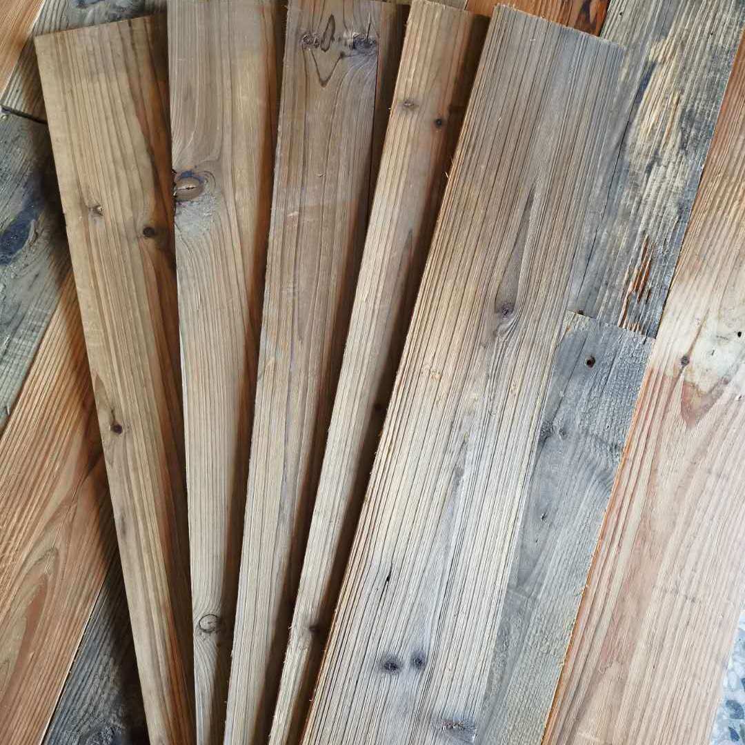 老榆木风化板材榆木旧木板装修板材榆木旧门板家装建材护墙木板材