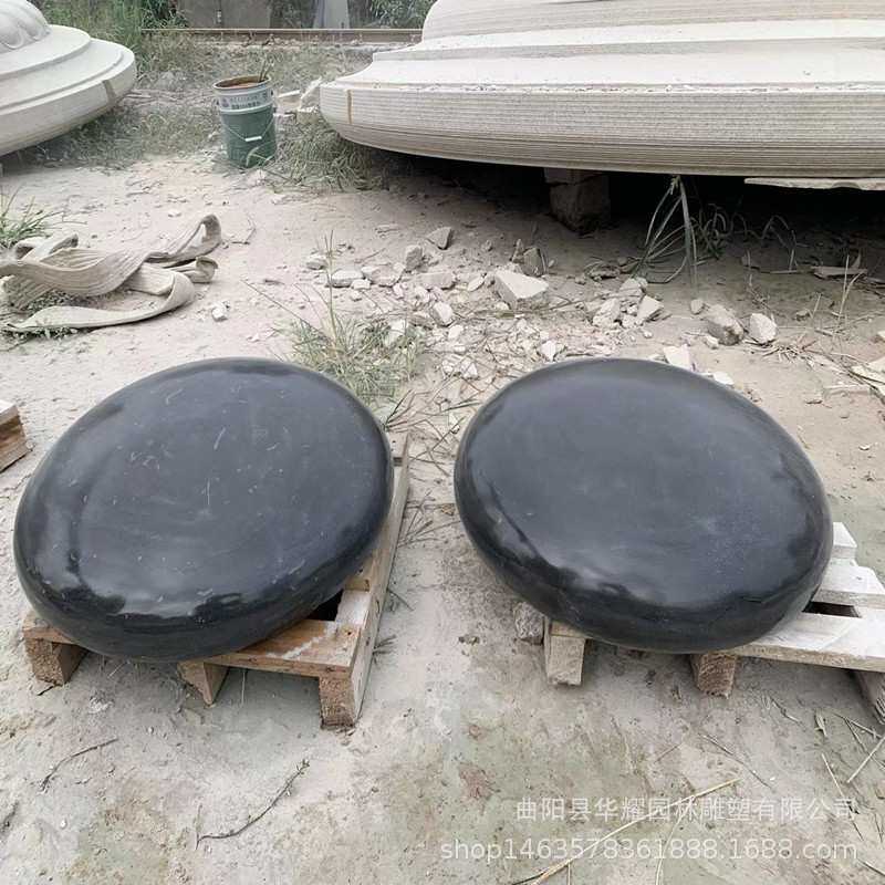 石雕青石黑白棋子花岗岩象棋雕塑汉白玉五子棋广场公园围棋摆件