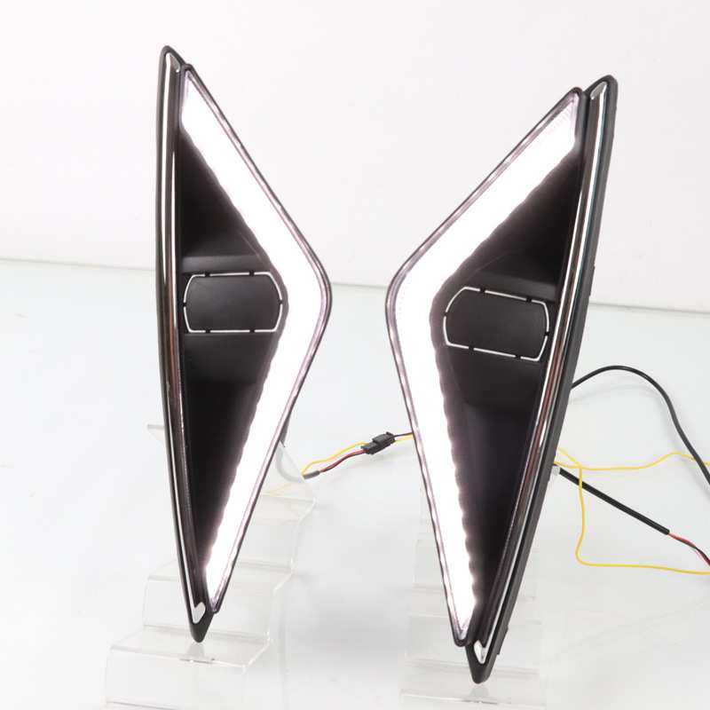 适用于20年哈弗H6第三代日行灯日间行车灯流光转向改装前雾灯