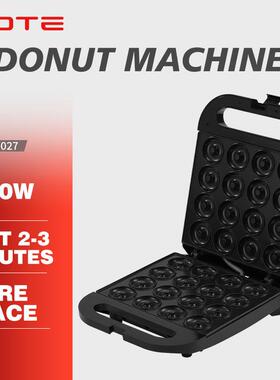 跨境多功能甜甜圈机双面加热16孔家用早餐烘焙机DONUT MACHINE