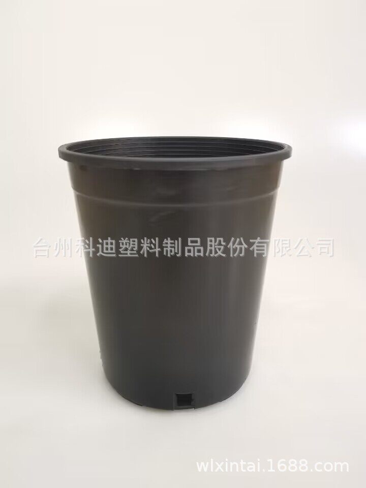 外贸厂家供应KD#3系列加仑种植盆矮胖盆塑料花盆花场园林用品