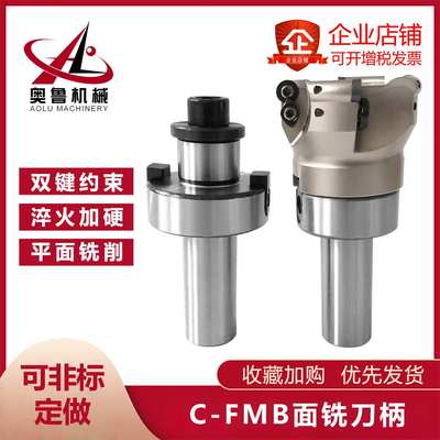 直柄FMB刀柄 C12 50mm FMB22刀盘吊杆连接杆 铣床面铣刀柄C20 C32