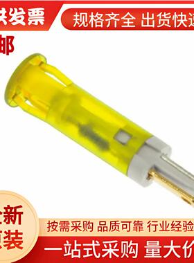 QS81XXHY110 APEM 黄色LED面板指示灯, 110V, 6mA, 8mm安装孔