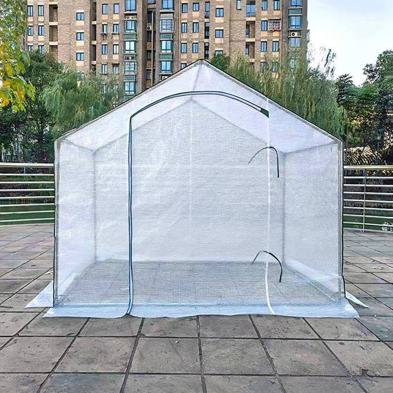 跨境阳台花棚暖房多肉植物花房温室保温罩防雨防冻庭院花草种植小
