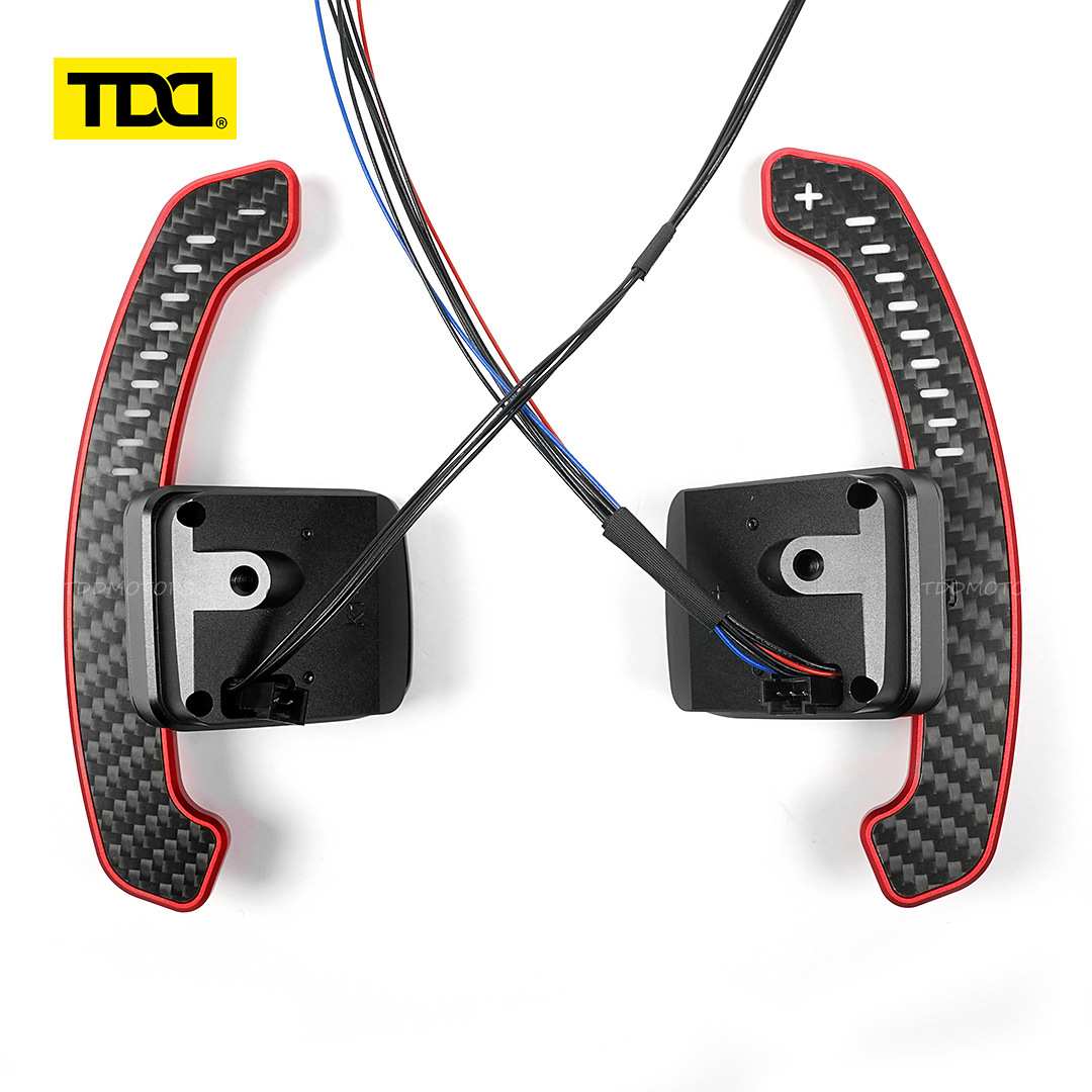 碳纤维LED磁吸换挡拨片适用于科迈罗Camaro SS Corvette C7