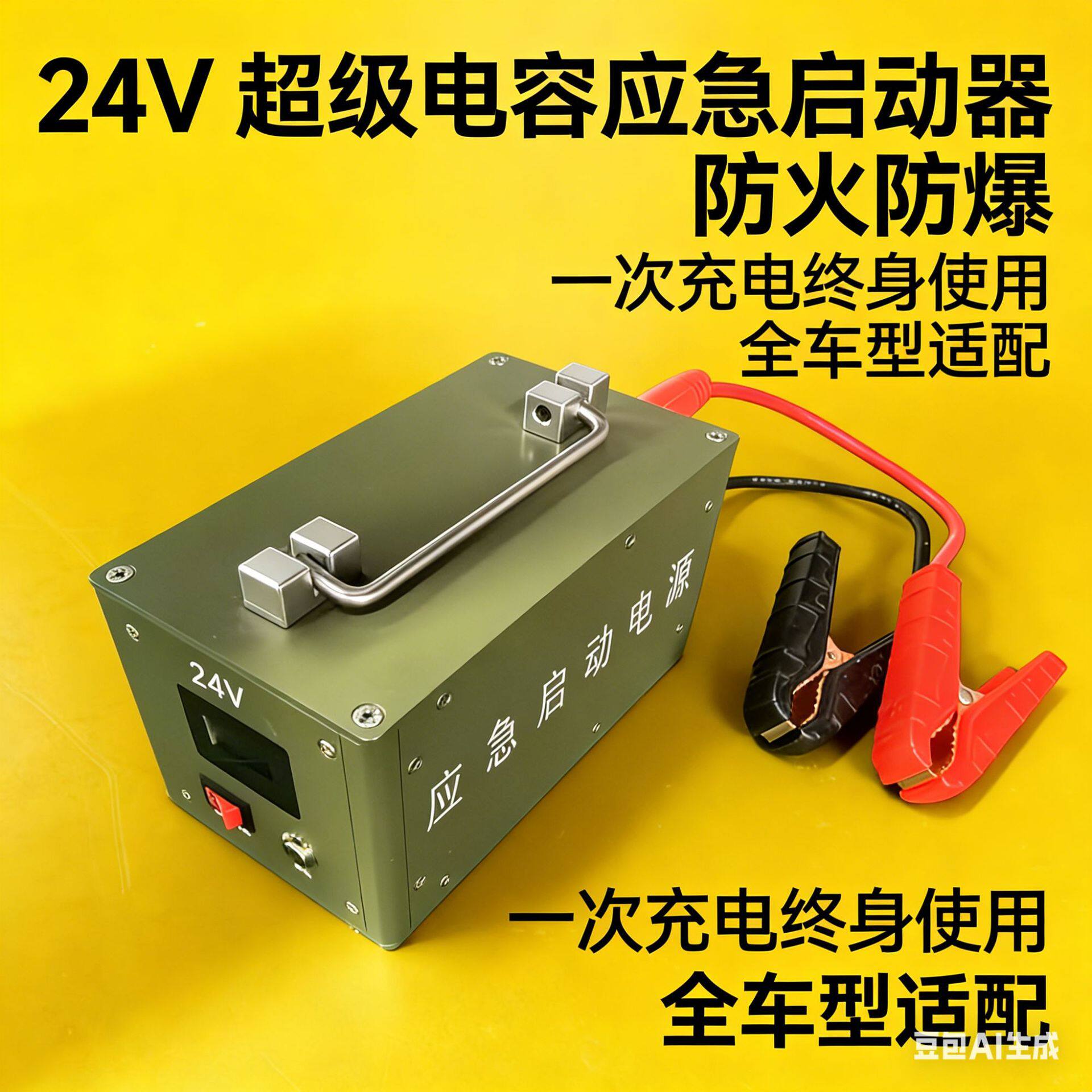 24V超级电容应急启动电源大货车工程车专用防爆耐低温便携小巧