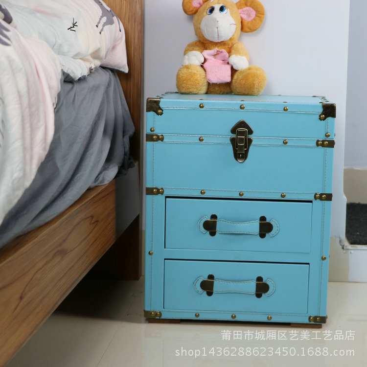 欧式简易床头柜简约现代卧室整装床头柜收纳柜子个性储物柜