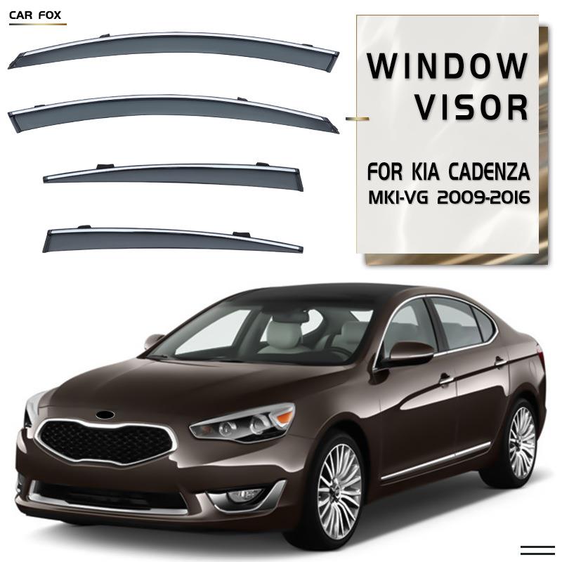 适用于KIA Cadenza Window visor起亚凯尊车窗晴雨挡雨遮阳扰流板