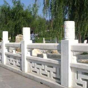 石雕石栏河道石栏杆 花岗岩青石雕刻石栏板护栏陵园石材围栏板