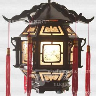 实木宫灯仿古宫灯走廊庙宇大厅酒店仿古建筑灯亭子灯