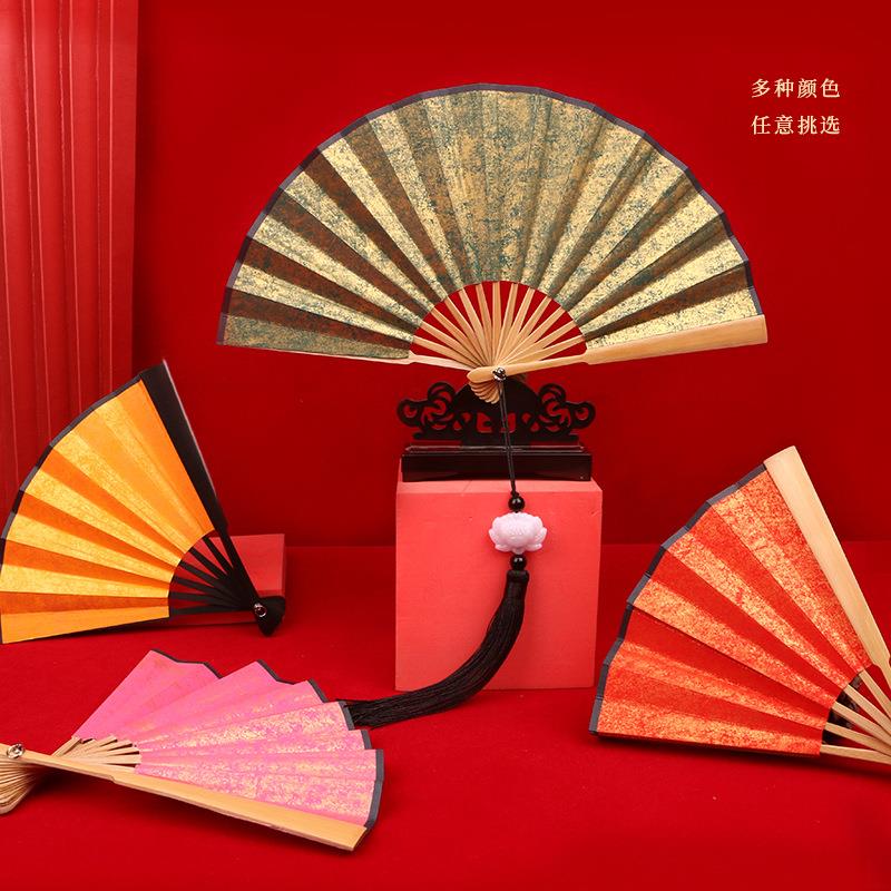 4-6寸迷你折扇小扇子中国风儿童男女折叠扇空白宣纸绘夏画扇新品