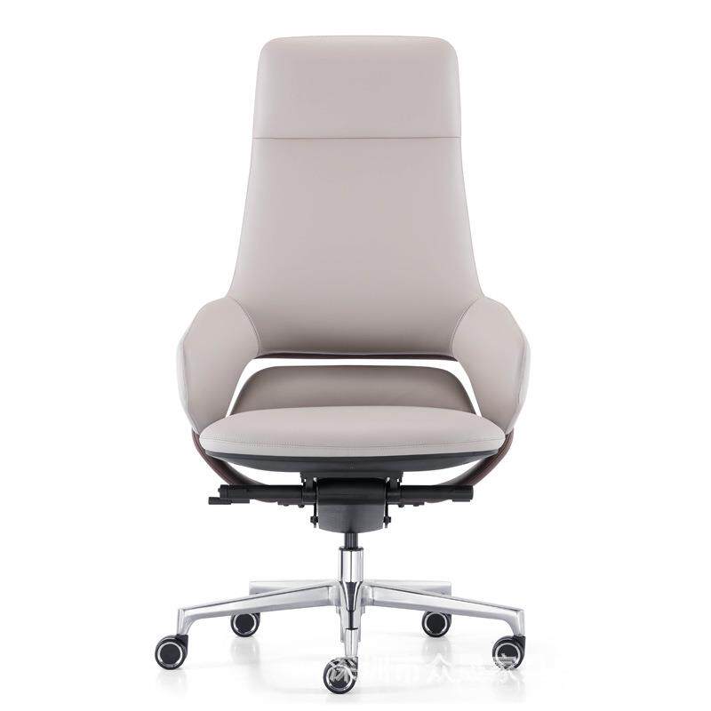 皮制办公电脑椅商务会议洽谈扶手椅时尚接待等候椅子书房升降转椅