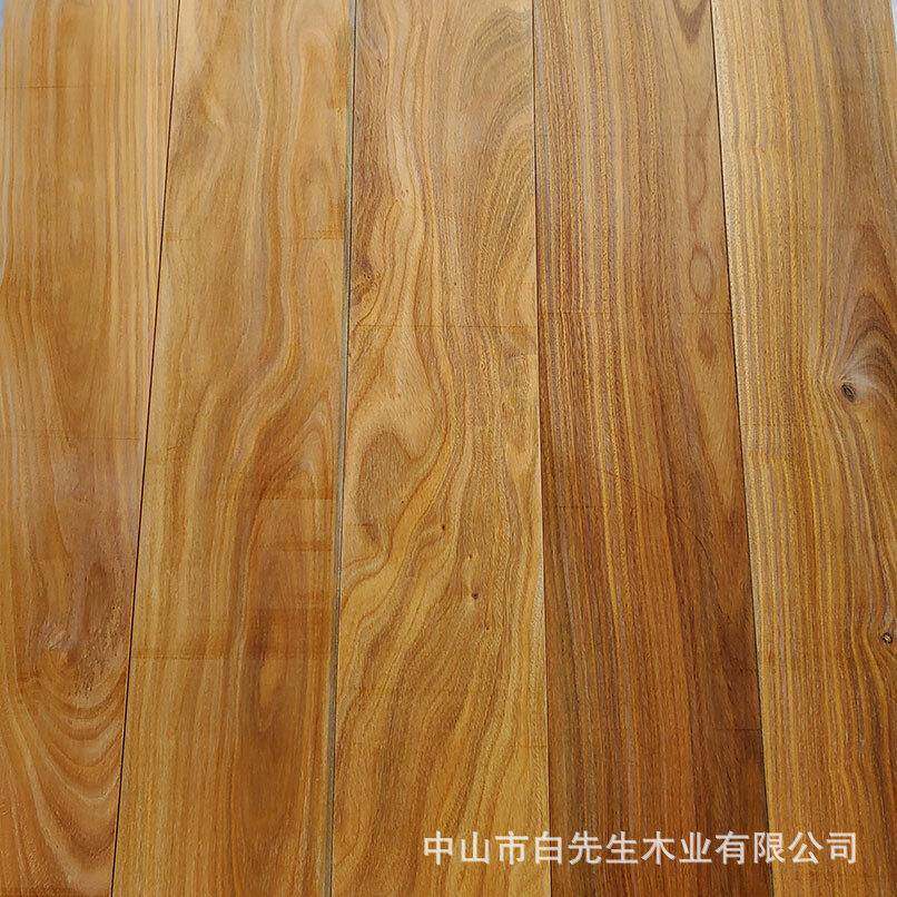 南美玉檀香绿檀维腊木免油漆素板原木地板中山实木地板