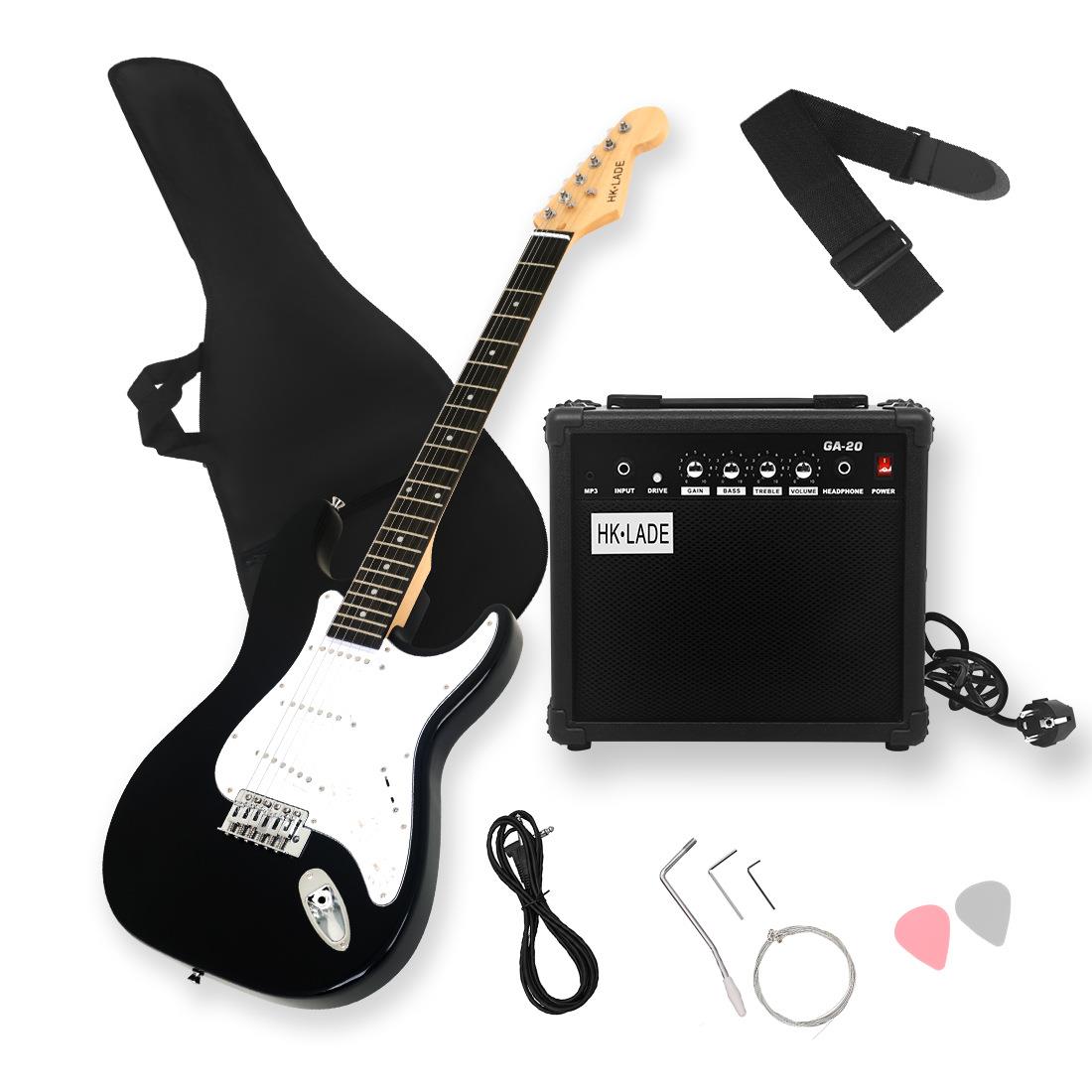 现货39寸电吉他单摇经典款ST套装成人初学者入门弹拨乐器吉他