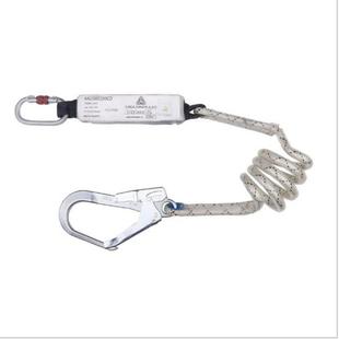 代尔塔504204单大钩势能吸收绳防坠器2米展开长度AN208S200CD
