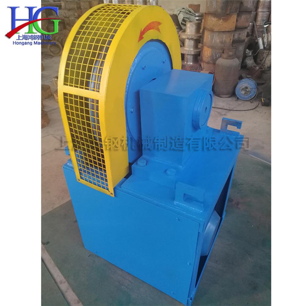 自动圆形管缩方形机小型双头发热管打方机电热丝扁方管加工设备