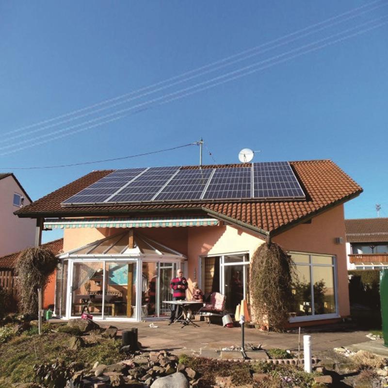 【折扣价】屋顶日发117°家用工商业太阳能发电光伏并网系统220V3