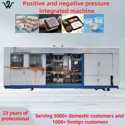 Positive and negative pressure molding machine