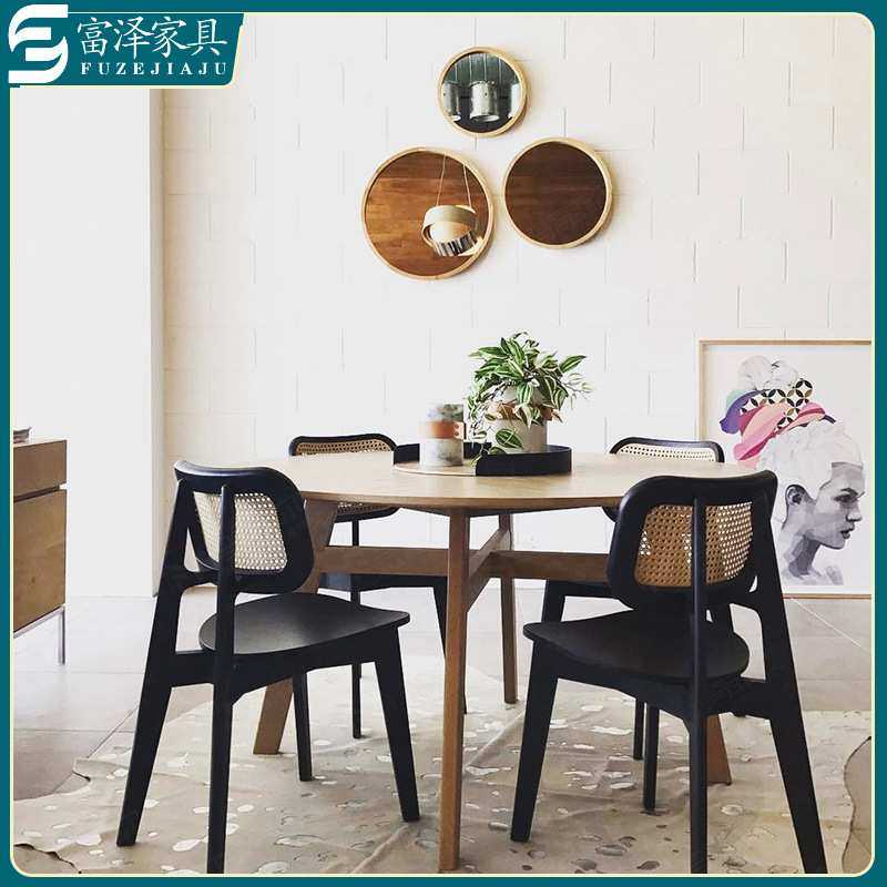北欧现代简约复古风民宿酒店餐厅客厅实木藤编木坐板方形靠背餐椅,模玩/动漫/周边/娃圈三坑/桌游,模型制作工具/辅料耗材,淘宝优惠券,粉丝福利购,淘宝优惠卷