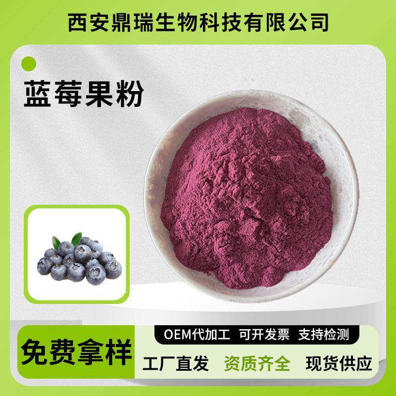 蓝莓粉蓝莓提取物水溶果汁粉浓缩汁现货供应散装1kg浸膏天然原料