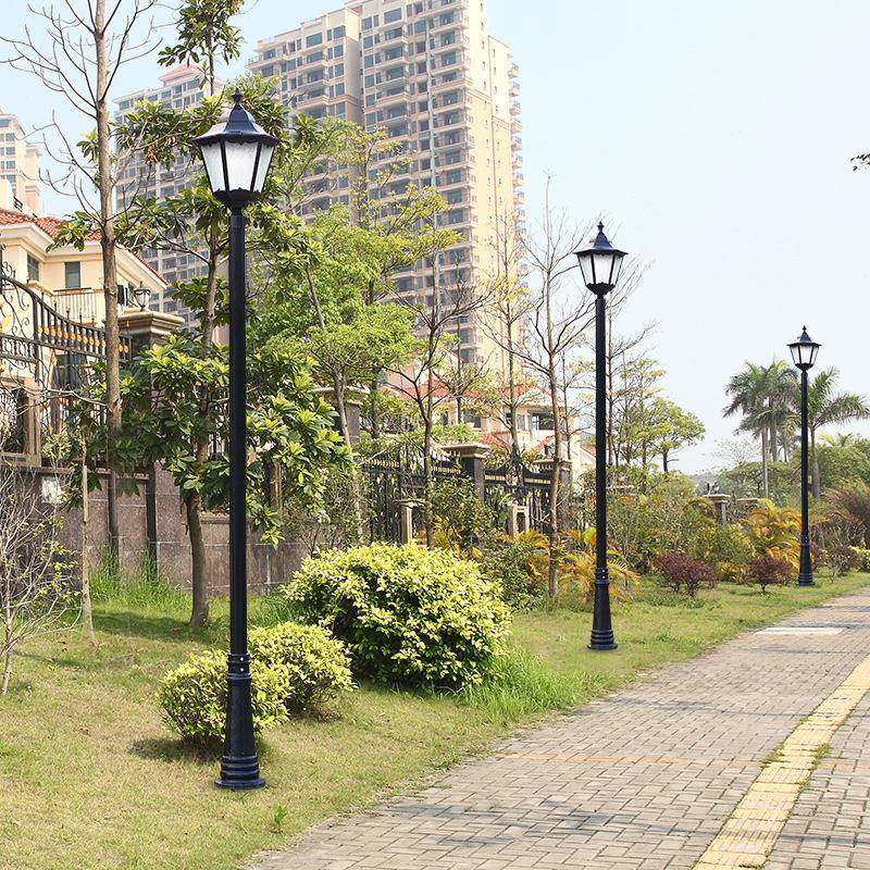 高杆路灯花园别墅户外防水led庭院灯3米简约小区景观草坪室外220v