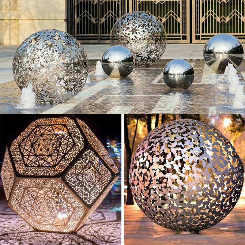 不锈钢雕塑创意镂空球园林广场发光金属摆件户外景观圆球装饰,模玩/动漫/周边/娃圈三坑/桌游,模型制作工具/辅料耗材,淘宝优惠券,粉丝福利购,淘宝优惠卷