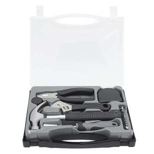 瑞德 15件套工具箱 透明盒款家用维修多功能组合 家庭修理常用组