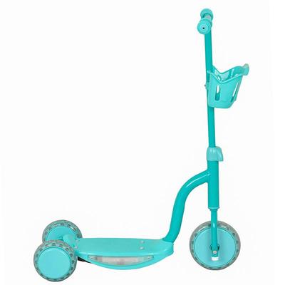 儿童玩具车脚踏彩带带灯带音乐1-3-6滑板车