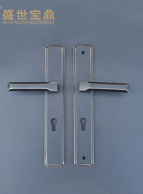 GL527-G11黑青古木门锁具执手锁房门锁卧室房间门锁铜锁门锁