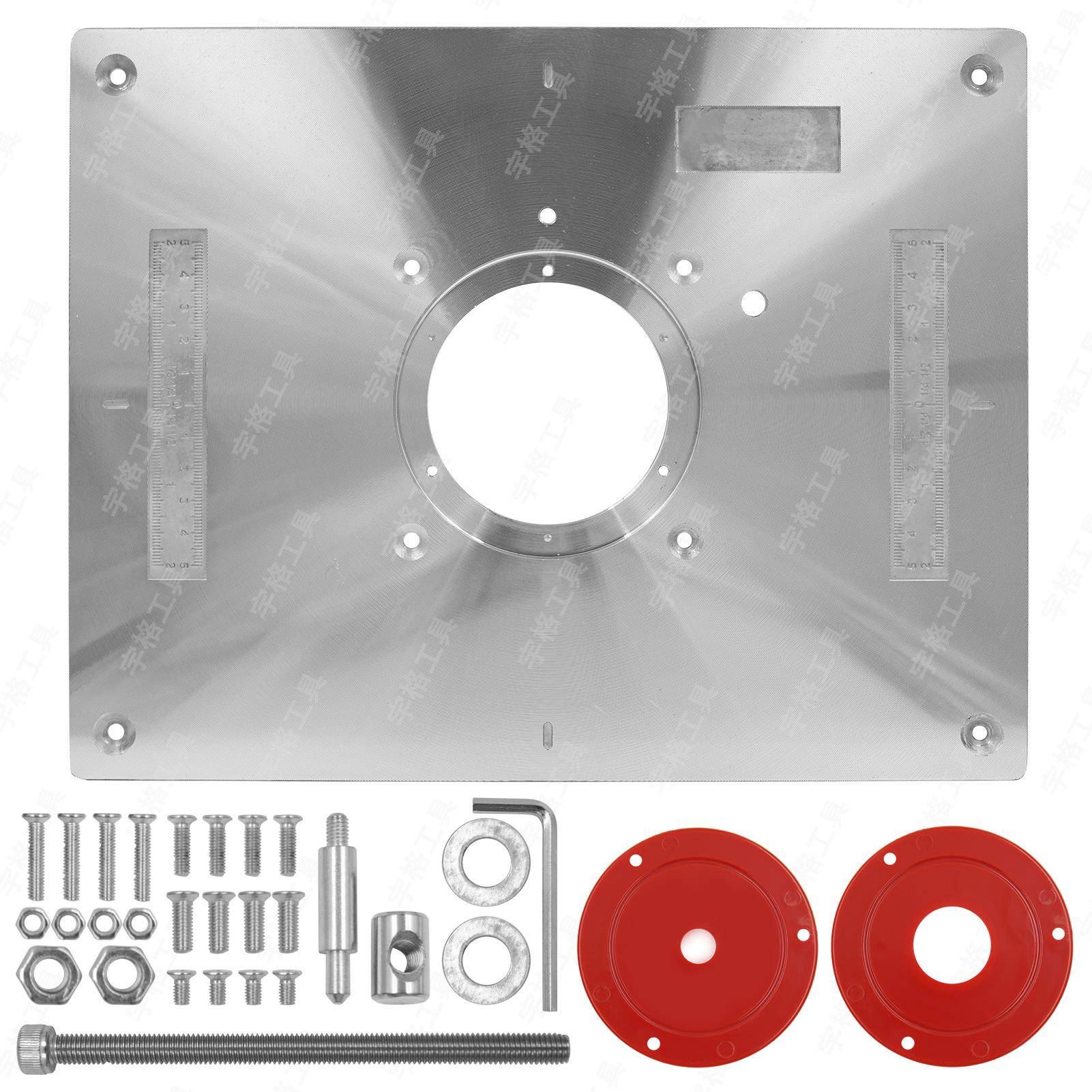 木工雕刻机倒装板电木铣开槽电动工具木工开孔机器修边机倒装板
