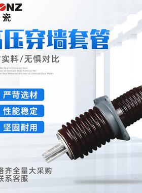 陶瓷CWLB-10-12KV/630A1250A2000A户外高压铝导体穿墙套管铝排直