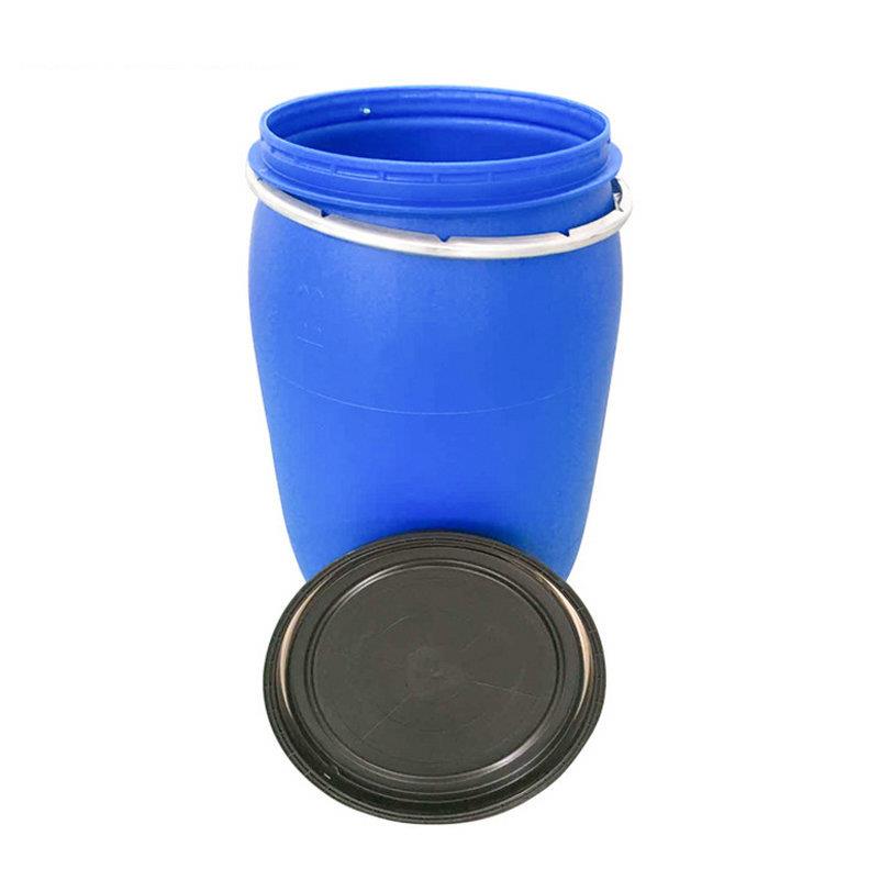 120L广口铁箍化工桶150升法兰闭口包装桶200KG敞口塑料桶胶桶圆桶