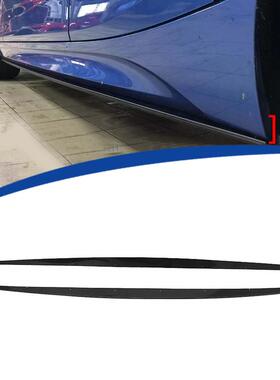 适用宝马2013-2019款宝马1系F20MP款侧裙亮黑色