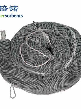 灰色吸液吸油索紧急泄露围油栏化学品吸附索围油栏12.7cmx300cm