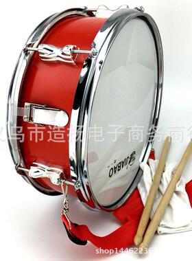 直销不锈钢小军鼓红色13寸高档小军鼓小队鼓学生鼓烤漆高档弹