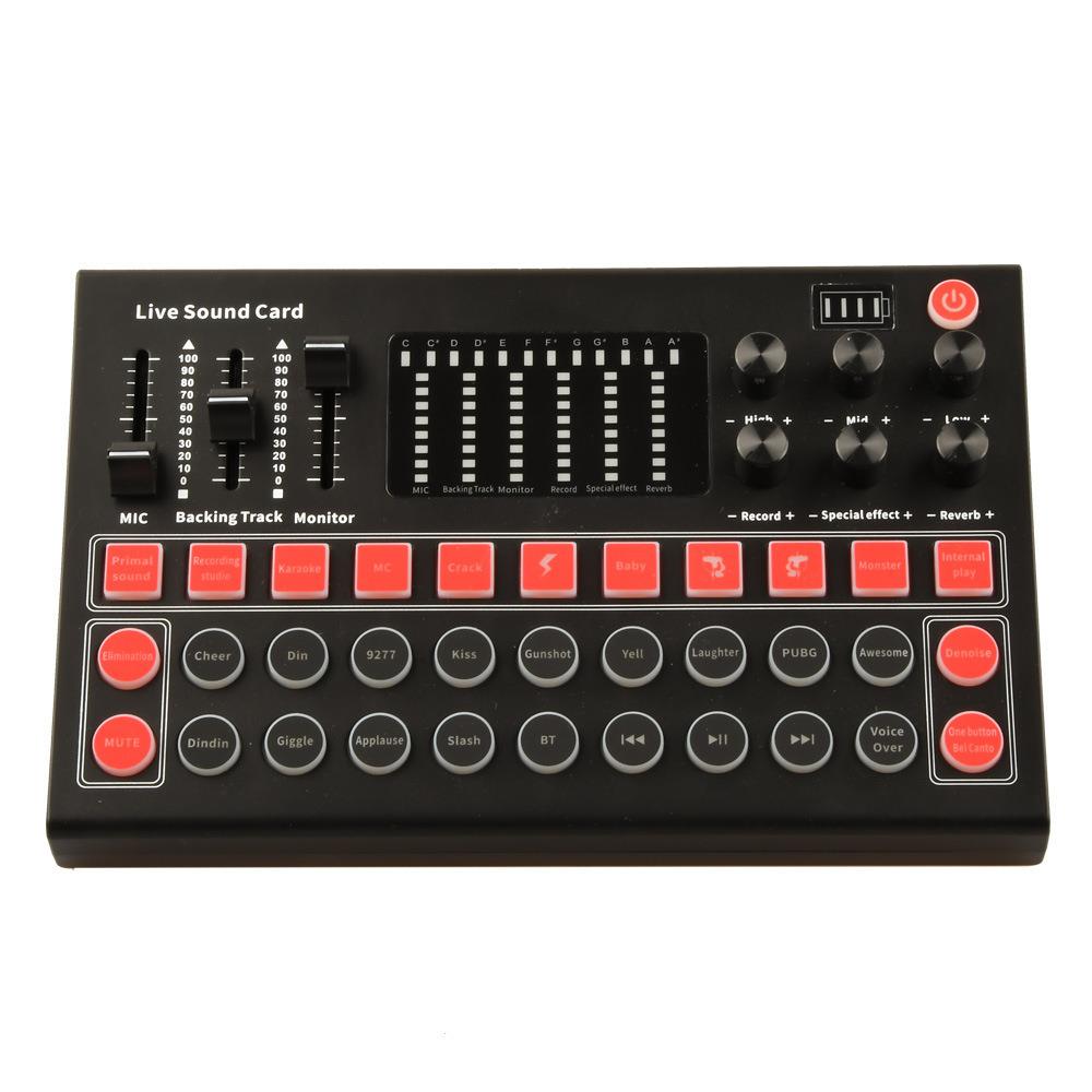 有认证M9英文版直播声卡直播专用适于播客PC