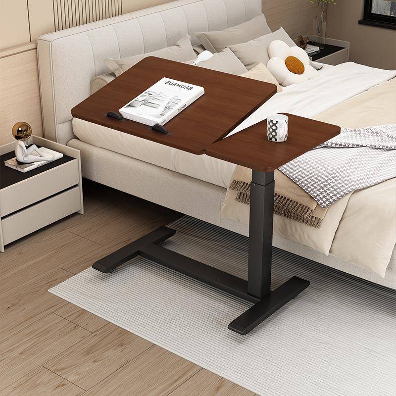 液压气动翻转桌可移动升降桌床边桌沙发卧室书桌懒人学生床边桌子