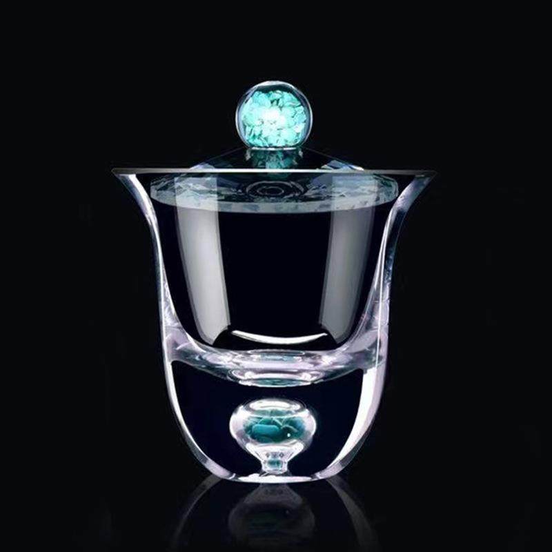 玻璃盖碗绿松石不烫手泡茶杯单个透明家用茶具防烫,基础建材,脚轮/万向轮,淘宝优惠券,粉丝福利购,淘宝优惠卷