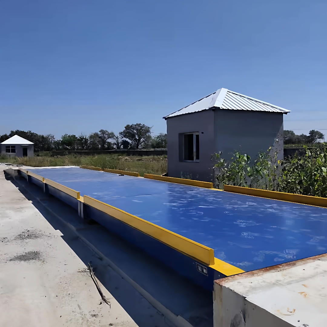 120吨地磅X18米无人值守汽车衡码头港口秤大地磅物联网汽车衡