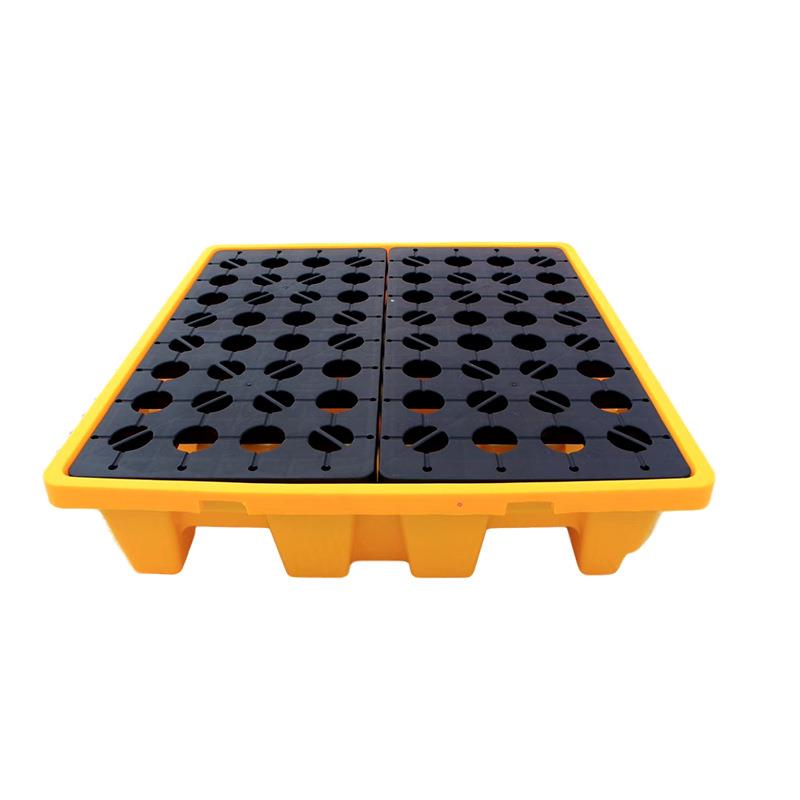 防渗漏托盘塑料防渗漏托盘危废化学品油桶防泄漏侧漏塑料托盘
