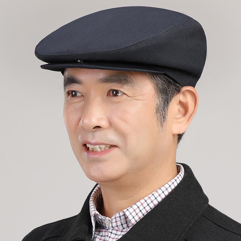 帽子春秋前进男爸爸男子中老年人头部防护用品