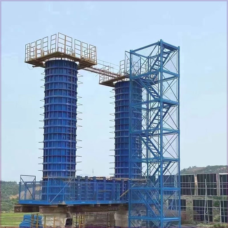 厂家供应安全梯笼 爬梯 盖梁平台 桥墩防护梯笼 墩身防护盖梁平台
