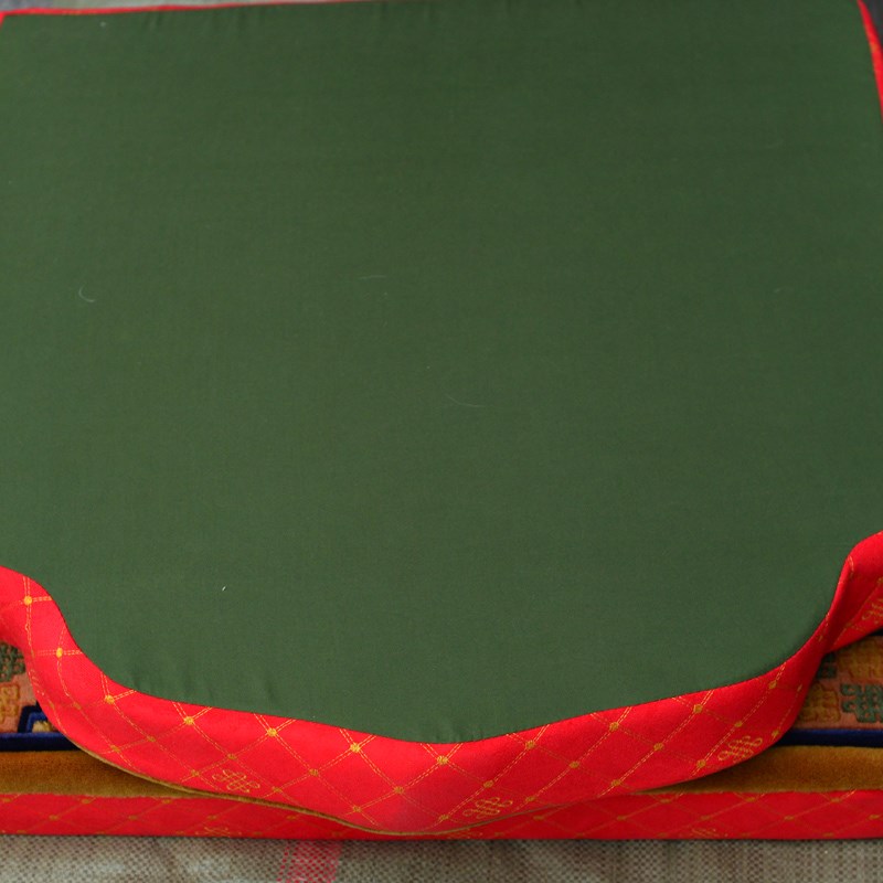 藏式坐垫羊毛八吉祥上师法座靠背打坐坐垫拜垫柔软舒适藏式靠背垫